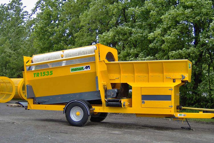 VEGUEMAT - Compostage & recyclage - Crible trommel - MENART - TR 1535