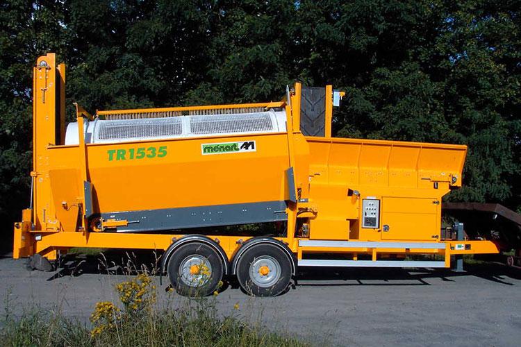 VEGUEMAT - Compostage & recyclage - Crible trommel - MENART - TR 1535