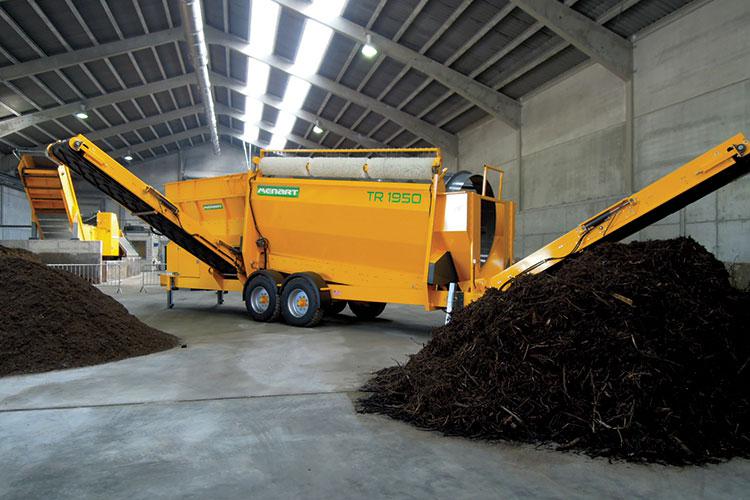 VEGUEMAT - Compostage & recyclage - Crible trommel - MENART - TR 1950