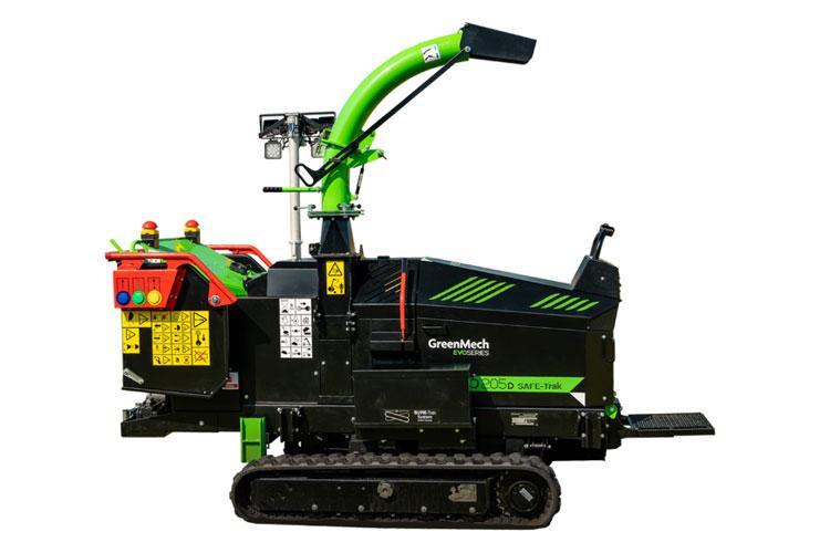 VEGUEMAT - Broyeurs professionnels de branches et de végétaux - GreenMech - EVO 205D SAFE-Trak