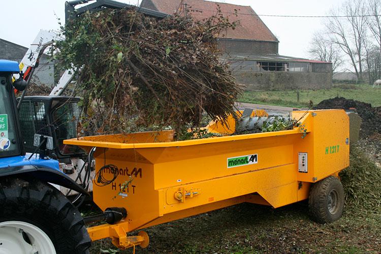 VEGUEMAT - Compostage & recyclage - Broyeur agricole à déchets verts - MENART B121